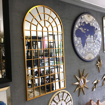 Gold Pencere Ayna