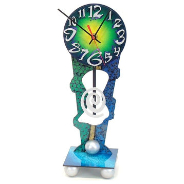 The Blue Table Clock