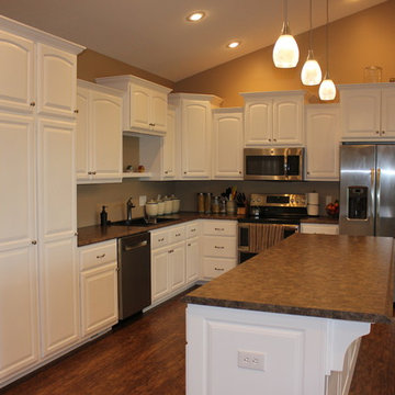 Kirksville Painted White Cabinets