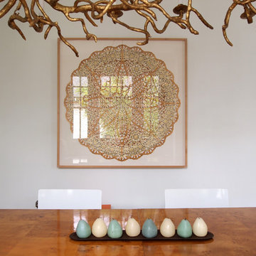 My Houzz: Gold Flourishes Accent a White Bungalow in New Orleans