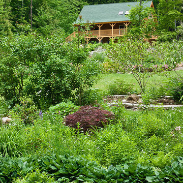 Log Homes & Cabins - Coventry Log Homes - Custom Craftsman #2