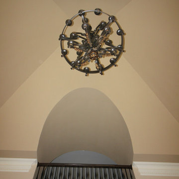 Project #45 | Curved Oak & Wrought Iron Staircase
