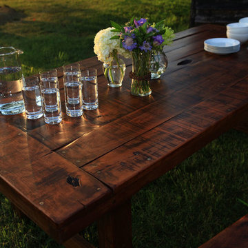 Rustic Trades Trestle Dining Table