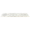 Infinitum Encaustic Matte Blanco 9"x35" Porcelain Field Tile