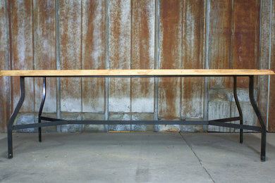 Custom Wood Top Table
