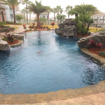 Poolside Water Features