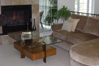 Trendy living room photo in Other