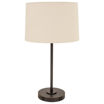 House of Troy Brandon BR150-OB 1 Light Table Lamp in Oil Rubbed Bronze