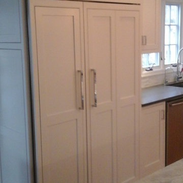 Transitional White Kitchen