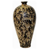 Chinese Jizhou Ware Brown Black Pattern Glaze Ceramic Jar Vase Hws1568