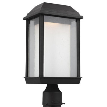 Murray Feiss OL12807TXB-LED 1, Light Outdoor LED Post Lantern, Textured Black
