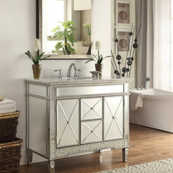 Mirrored Bathroom Vanities - Bathroom Vanities And Sink Consoles
