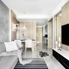 Houzz Tour: Bespoke Furniture Optimises this 600 Sqft Condo