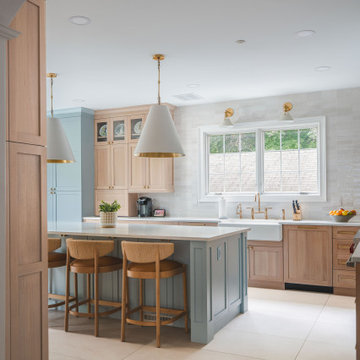 Modern Meets Classic | Light Wood Scandinavian Kitchen Design Inspiration