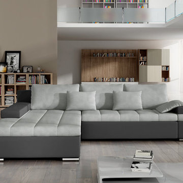 European sectional sleeper sofa CESARE