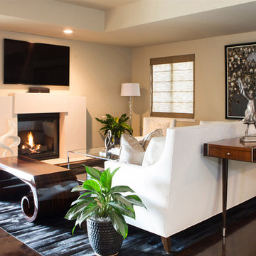 Contemporary Pasadena Condo Living Room