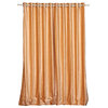 Peach Ring / Grommet Top  Velvet Curtain / Drape / Panel   - 43W x 96L - Piece