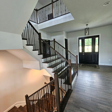 Project #109 | U-Shaped Stairs in Countryside Retreat