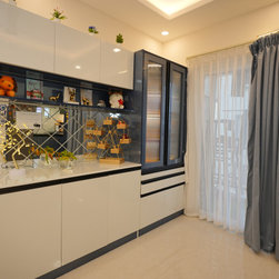 Amrutha platinum towers | 3BHK Apartment Interior Design In BangaloreHomzinterio - Storage Cabinets
