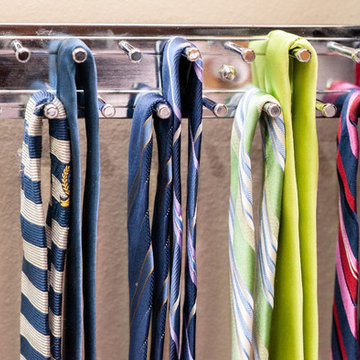 Slide-Out Tie Rack | SpaceManager Closets