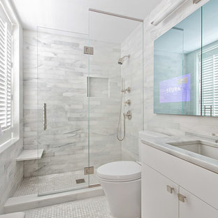 75 Beautiful Small Bathroom With Flat Panel Cabinets Pictures Ideas Houzz,Kelly Wearstler Office Design