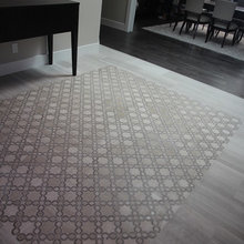 entry mosaic rug