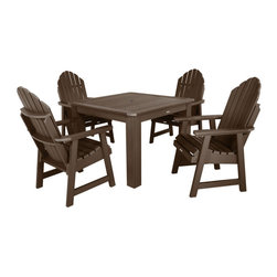 Highwood USA - Hamilton 5-Piece Square Dining Set - Outdoor Dining Sets