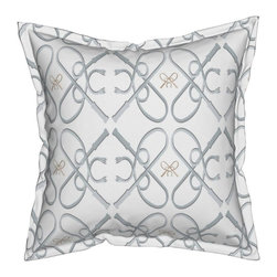 Light Blue Crop Throw Pillow - Decorative Pillows