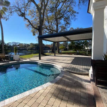 Pool Deck and Pergola Installation