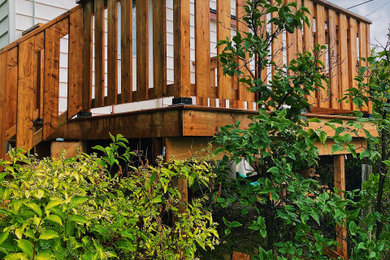 Nature's Embrace: The Rustic Deck Revival