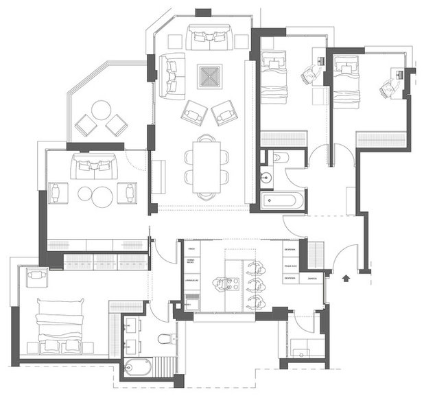 Moderno  by Sube Interiorismo