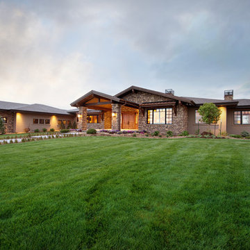 Sloping, Low Hung Roof Lines