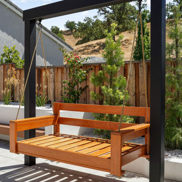 Backyard Transformation with Pool, BBQ & Volleyball Court