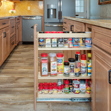 Ornate Maple Toffee Kitchen