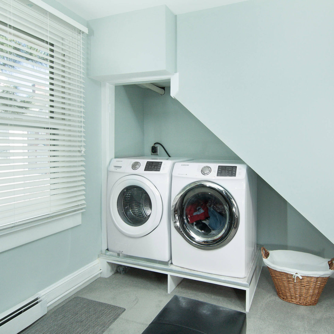 Historic Four Square Renovation Laundry