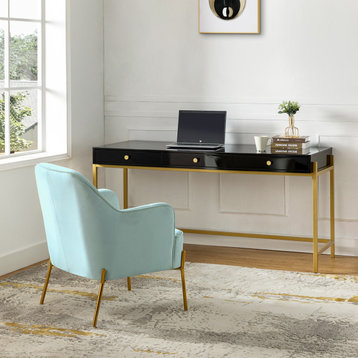 Modern Home Office Furniture 2-Piece Set, Sage