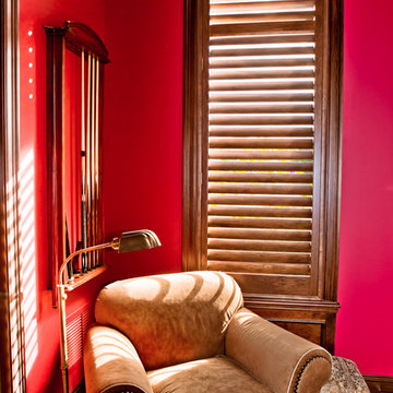 Custom Hardwood Shutters in Mail Study