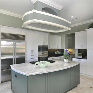 Kitchen: Shaker Sarasota Chalk White Silk
