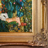 La Pastiche Kiss in Garden (Luxury Line) with Renaissance Bronze Frame,30" x 34"