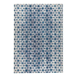 Modesto Rug, Blue, 2'x3', 4'x6' - Contemporary - Area Rugs - by ...