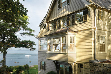 Inspiration for a timeless exterior home remodel in Boston