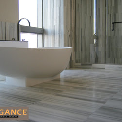 Equator Marble Tile Bathroom Project - Bath Products