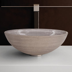 Designer Vessel Sink | Brown Ivory - Bathroom Sinks