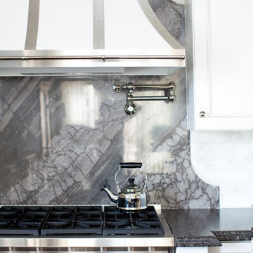 Wolf Range and Custom Hood