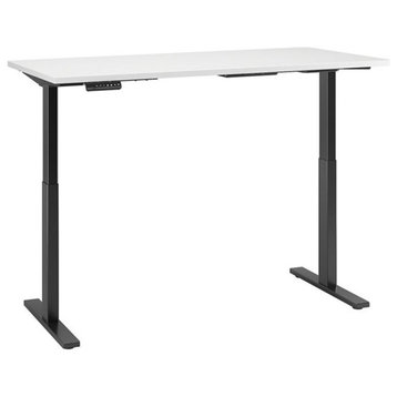 Move 60 Series 72W Power Standing Desk w/ Memory in White - Engineered Wood Top