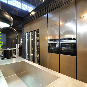 Armony Cucine Liquid Metal Kitchen Yota Composition 05