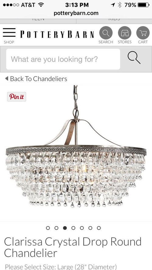 What shape & size light fixture?