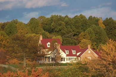 Inspiration for a country exterior home remodel in DC Metro