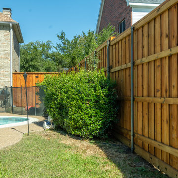 Las Colinas Clearspring Dr. South Fence Build