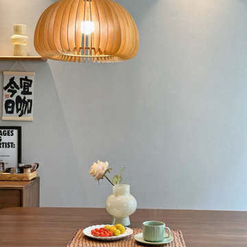 Wooden Pumpkin Pendant Lamp Project | Dining and Kitchen | Korea